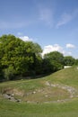 Ancient roman theater in Oise, France Royalty Free Stock Photo