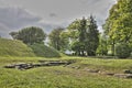 Ancient roman theater in Oise, France Royalty Free Stock Photo