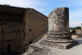 The ancient Roman theater in Orange, France Royalty Free Stock Photo