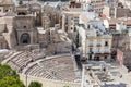 Ancient Roman Theatre in Cartagena,Spain. Royalty Free Stock Photo