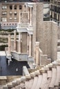 Ancient Roman Theatre in Cartagena,Spain. Royalty Free Stock Photo