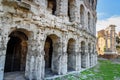 Ancient roman Theatre of Marcellus, Teatro di Marcello. Rome. Italy Royalty Free Stock Photo