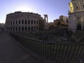 Ancient roman Theatre of Marcellus, Teatro di Marcello in Rome. Italy Royalty Free Stock Photo