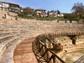Ancient roman theatre in ohrid macedonia Royalty Free Stock Photo