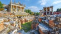 Ancient Roman Theatre of Philippopolis in Plovdiv, Bulgaria Royalty Free Stock Photo
