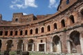 Trajan forum markets complex in Rome Royalty Free Stock Photo