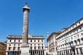 Ancient Roman Trajan`s Column, Rome, Italy