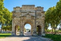 Ancient Roman Triumphal Arch of Orange - France