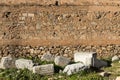 Ancient Roman walls surrounding Iznik Nicea Royalty Free Stock Photo
