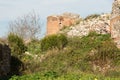 Ancient Roman walls surrounding Iznik Nicea Royalty Free Stock Photo