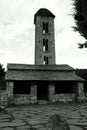 Ancient romanesque church of Engolasters Royalty Free Stock Photo