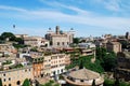 Ancient Rome city aerial view from Palatino hill Royalty Free Stock Photo