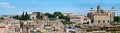 Ancient Rome city aerial view from Palatino hill Royalty Free Stock Photo