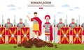 Ancient Rome Legion Banner