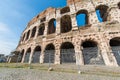 Ancient Rome ruines on bright Royalty Free Stock Photo