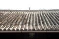 Ancient roof at home in Lijiang Dayan old town. Royalty Free Stock Photo