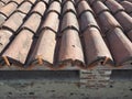 ancient roof tiles
