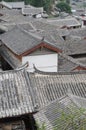 Ancient roofs in Lijiang old town, Yunnan China