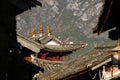 Ancient roofs in Shaxi village, a historic market town along the Ancient Tea Horse Road, Yunnan, China