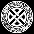 Ancient round Celtic, Scandinavian Design. Celtic knot, mandala