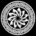 Ancient round Celtic, Scandinavian Design. Celtic knot, mandala
