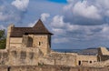 Ancient royal fortress of Suceava Royalty Free Stock Photo