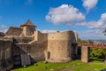 Ancient royal fortress of Suceava Royalty Free Stock Photo