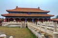 Ancient royal palaces of the Forbidden City in Beijing China Royalty Free Stock Photo