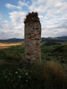 Ancient ruin of Spis Castle, Slovakia at summer sunshine day Royalty Free Stock Photo