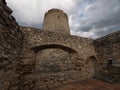 Ancient ruin of Spis Castle, Slovakia at summer sunshine day Royalty Free Stock Photo