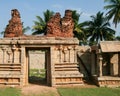 Ancient ruin stone building in hampi