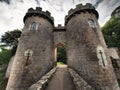 Ancient ruin of Whittington castle in Shropshire, England