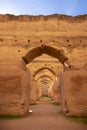 Royal Stables and Granaries at Meknes, Morocco Royalty Free Stock Photo