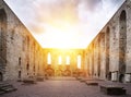 Ancient ruined St. Brigitta convent in Pirita region, Tallinn, Estonia Royalty Free Stock Photo