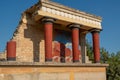 Ancient ruines of famouse Knossos palace at Crete island. Greece