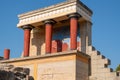 Ancient ruines of famouse Knossos palace at Crete island. Greece