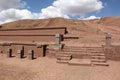 The ancient ruines of Tiwanaku