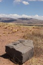 The ancient ruines of Tiwanaku