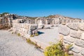 Ancient ruins on Agios Stefanos Royalty Free Stock Photo