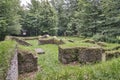 Ancient ruins along the Rothaarsteig hiking trail