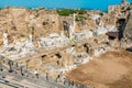 Ancient ruins and amphitheatre in Side Antalya, Turkey Royalty Free Stock Photo