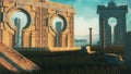 Ancient Ruins of the Ancestors - Fantasy Epic Landscape Loop Background