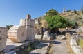 Ancient ruins in the archaeological site of Eleusis, Attica, Greece Royalty Free Stock Photo