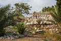 Ancient ruins around castle of Byblos