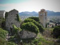 The ancient ruins at Bar Stari Grad, Montenegro Royalty Free Stock Photo