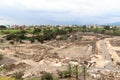 Ancient ruins of Beit Shean National Park panorama, Israel Royalty Free Stock Photo