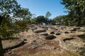 Ancient ruins of Bronze Age settlement in Povoa de Varzim, Portugal known as Terroso.