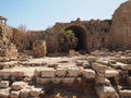 Ancient ruins of Caesarea Israel Royalty Free Stock Photo