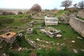 Troy Archeology Site in Turkey, Ancient Ruins Royalty Free Stock Photo