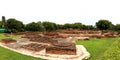 Ancient ruins of Dharmarajika Stupa, Sarnath